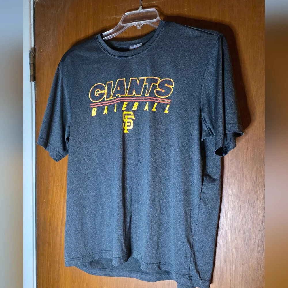 Giants Baseball Gray T-ShirtSan Francisco Giants MLB Genuine Merchandise Gray - Picture 1 of 4